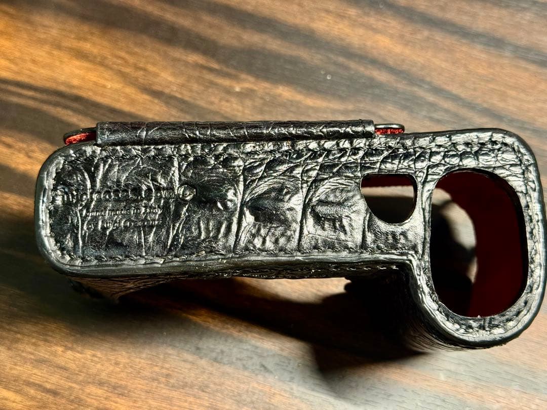 ライカ SL-2用 イタリア Luigi 特注クロコ革カメラケースストラップ