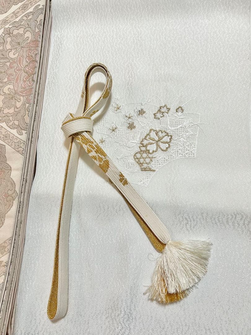 美品　裄丈長め　正絹訪問着　フルセット4点　卒業式　入学式　七五三　お宮参り