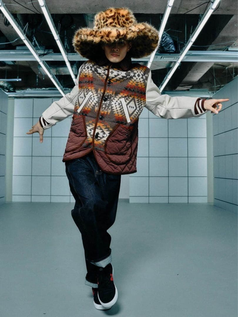 22AW ジュンヤワタナベマン x ペンドルトン コラボスタジャン