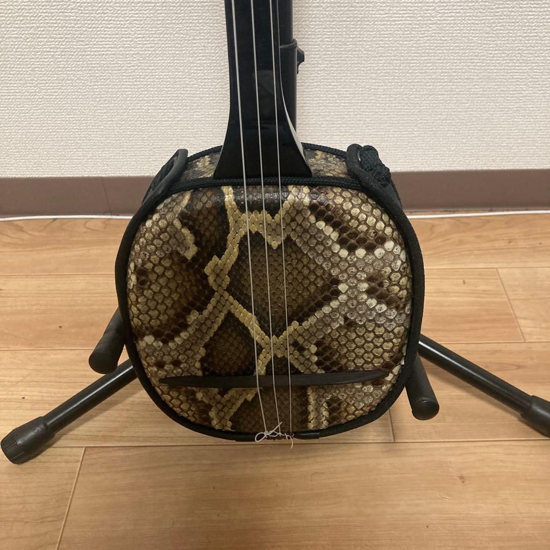 本革　沖縄三線 本体 知念大工