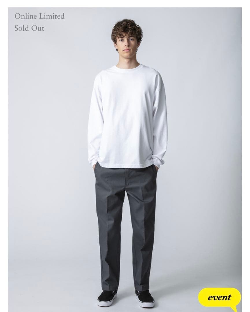 ロンハーマン　ディッキーズ　エンブロイダリーロゴ　ストレートフィット　パンツ36