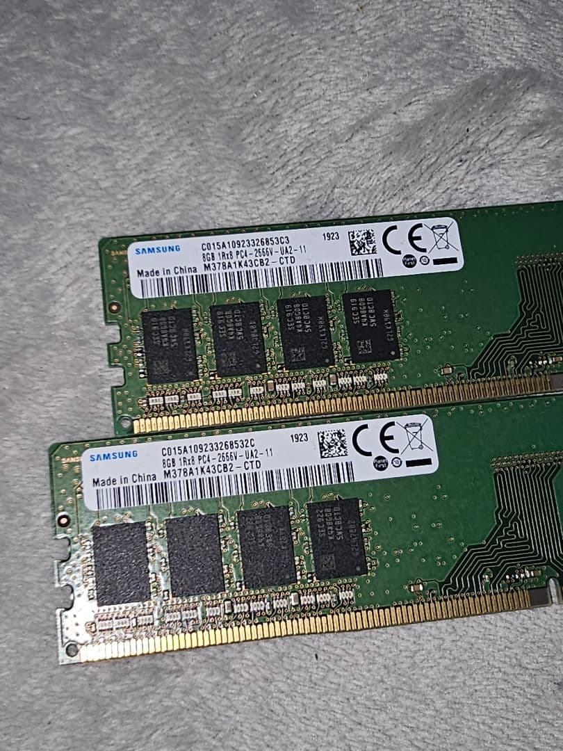 1923 SAMSUNG DDR4 2666 8GB ×2 計 16GB