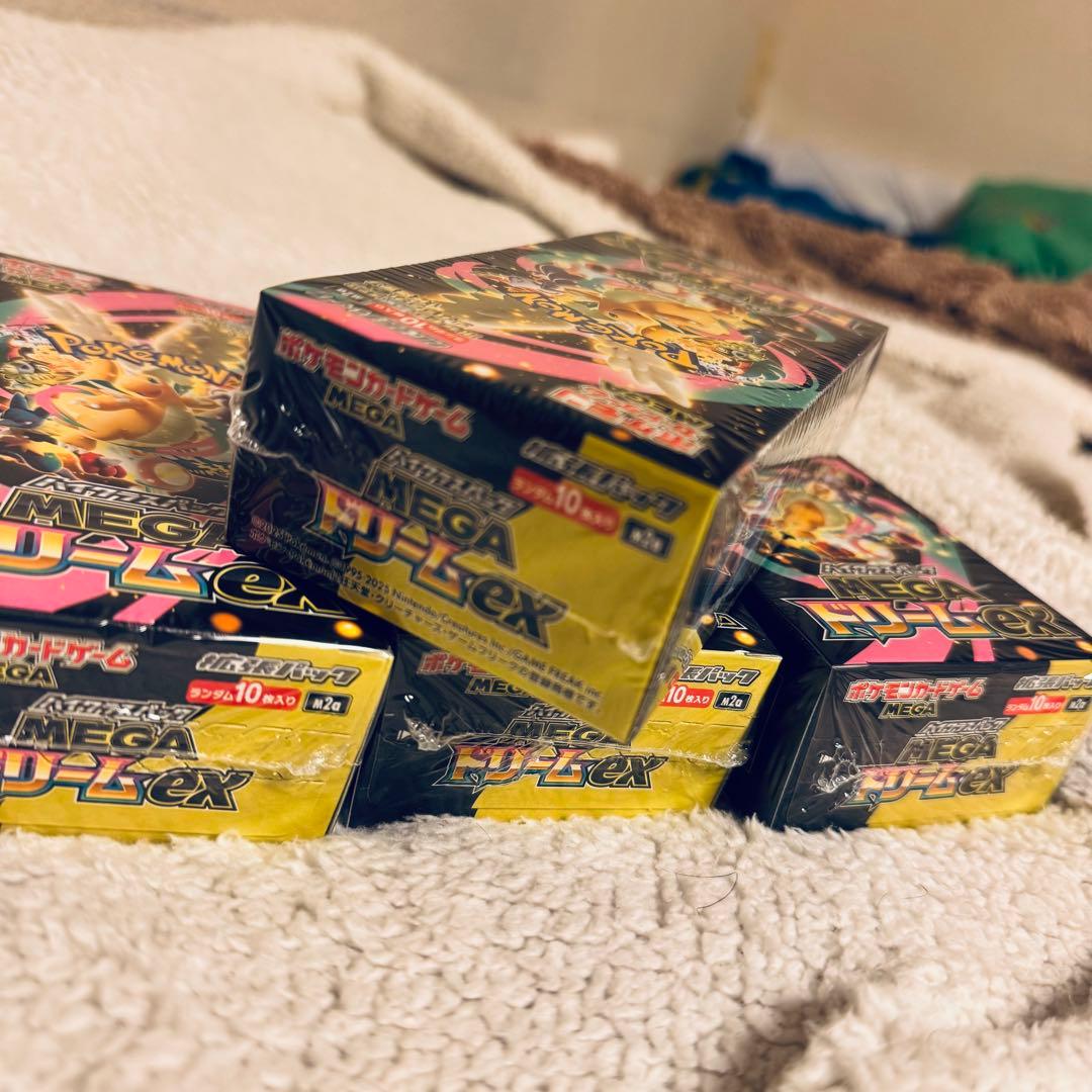 ポケモンカード MEGA ドリームex シュリンク付き　4ｂｏｘ