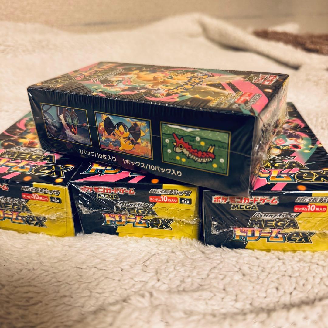 ポケモンカード MEGA ドリームex シュリンク付き　4ｂｏｘ
