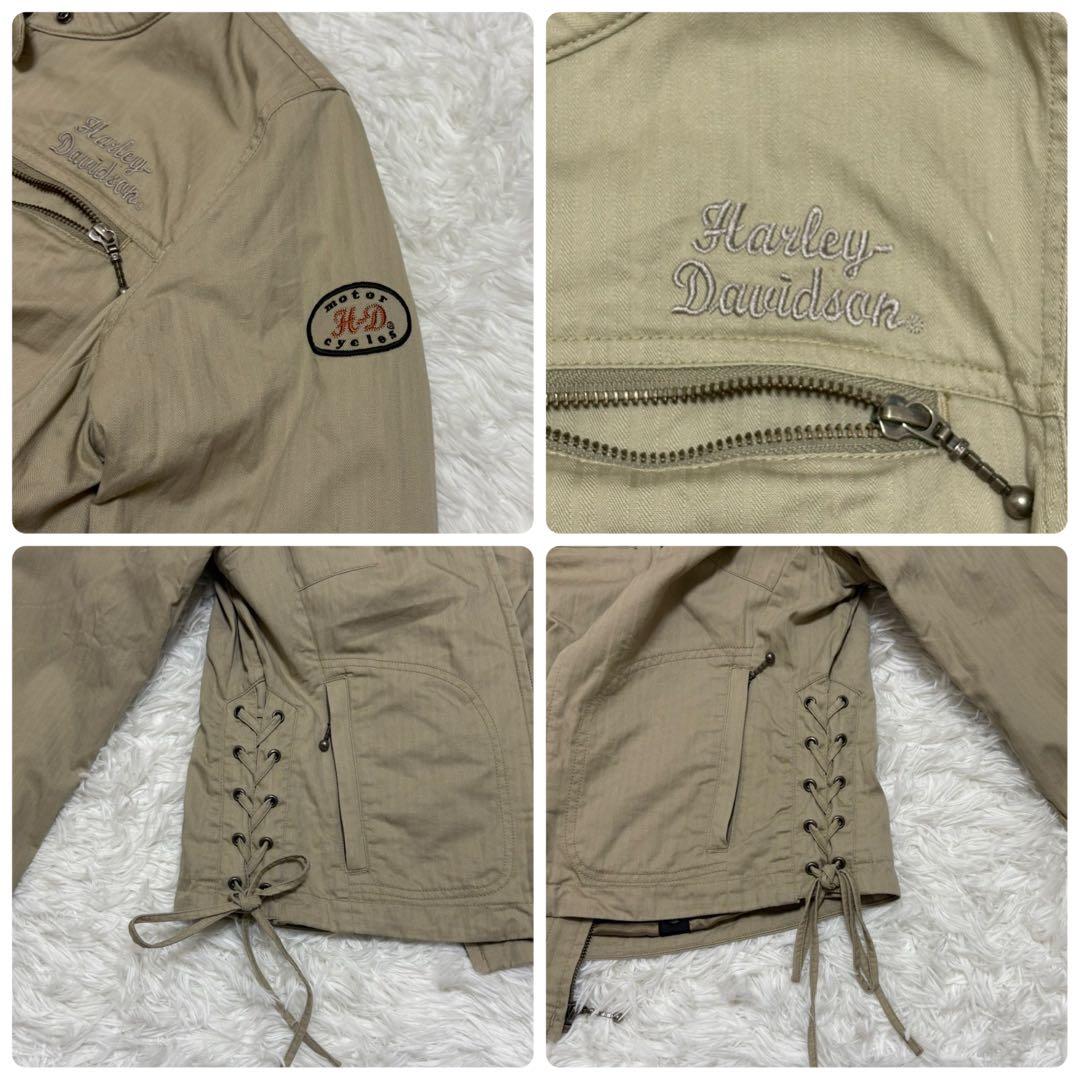 ◎ハーレーダビットソン 3way ビッグロゴ 刺繍 フード付き アメリカン 1