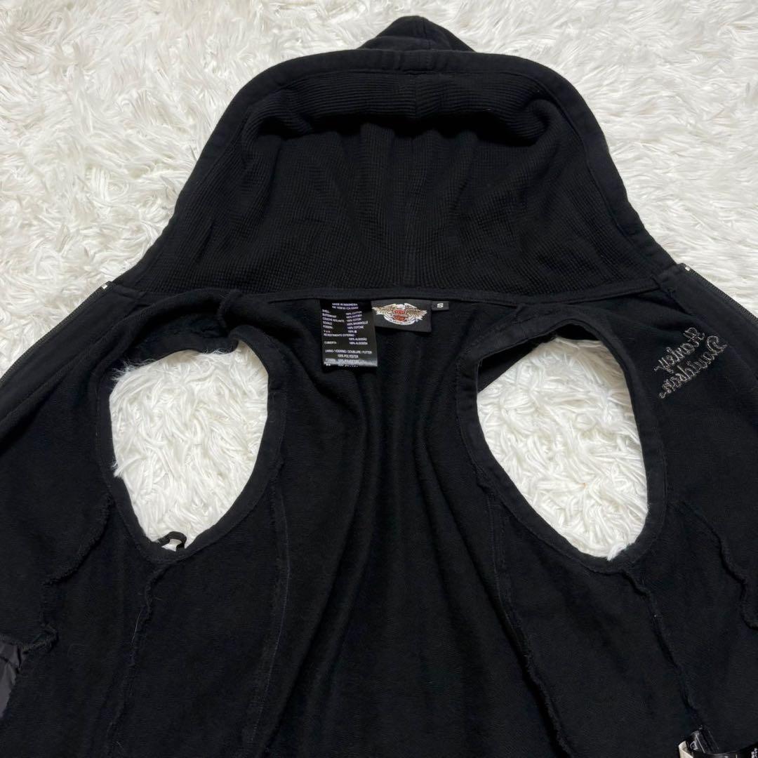 ◎ハーレーダビットソン 3way ビッグロゴ 刺繍 フード付き アメリカン 1