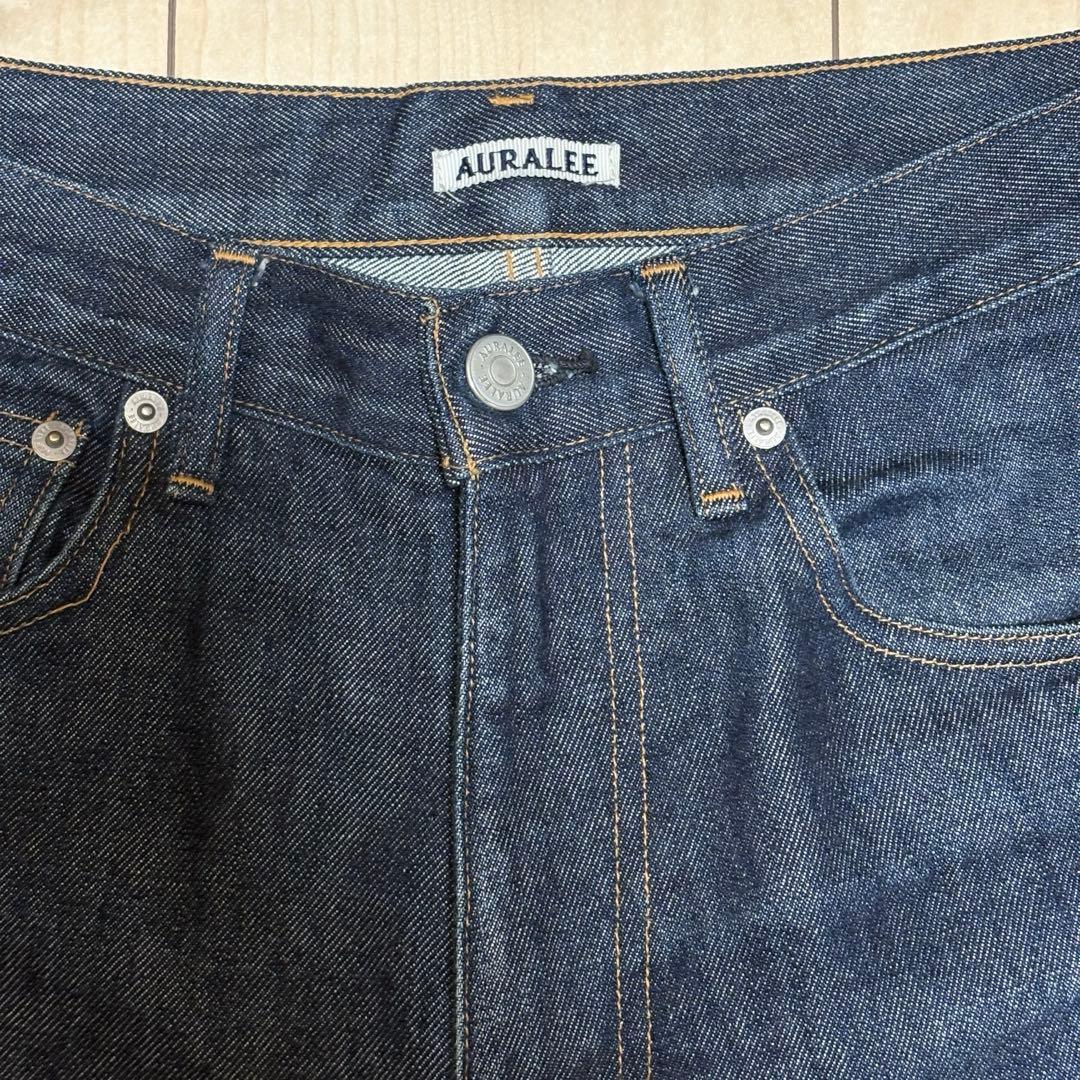 パンツ Auralee\" HARD TWIST DENIM 5P PANTS