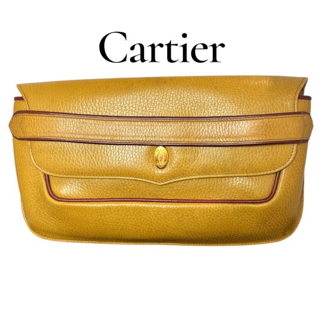 【人気】Cartier ✨カルティエ マストライン クラッチバッグ ヴィンテージ