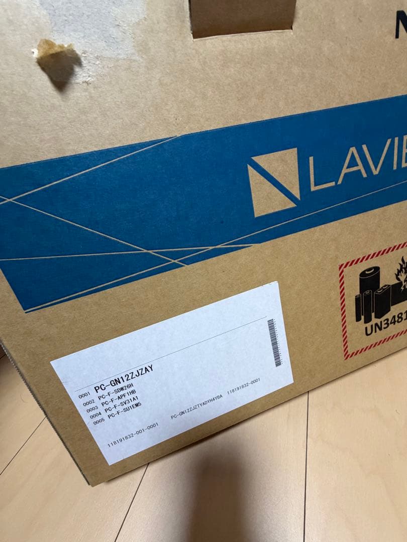 NEC LAVIE ノートPC 未使用品 PC-GN12ZJZAY