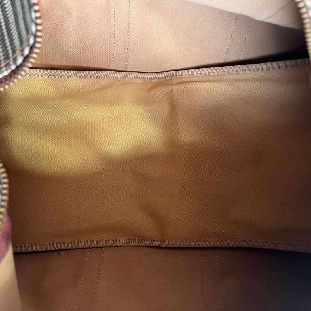 大容量 ポロ ラルフローレン 2way ボストンバッグ 千鳥格子 総柄