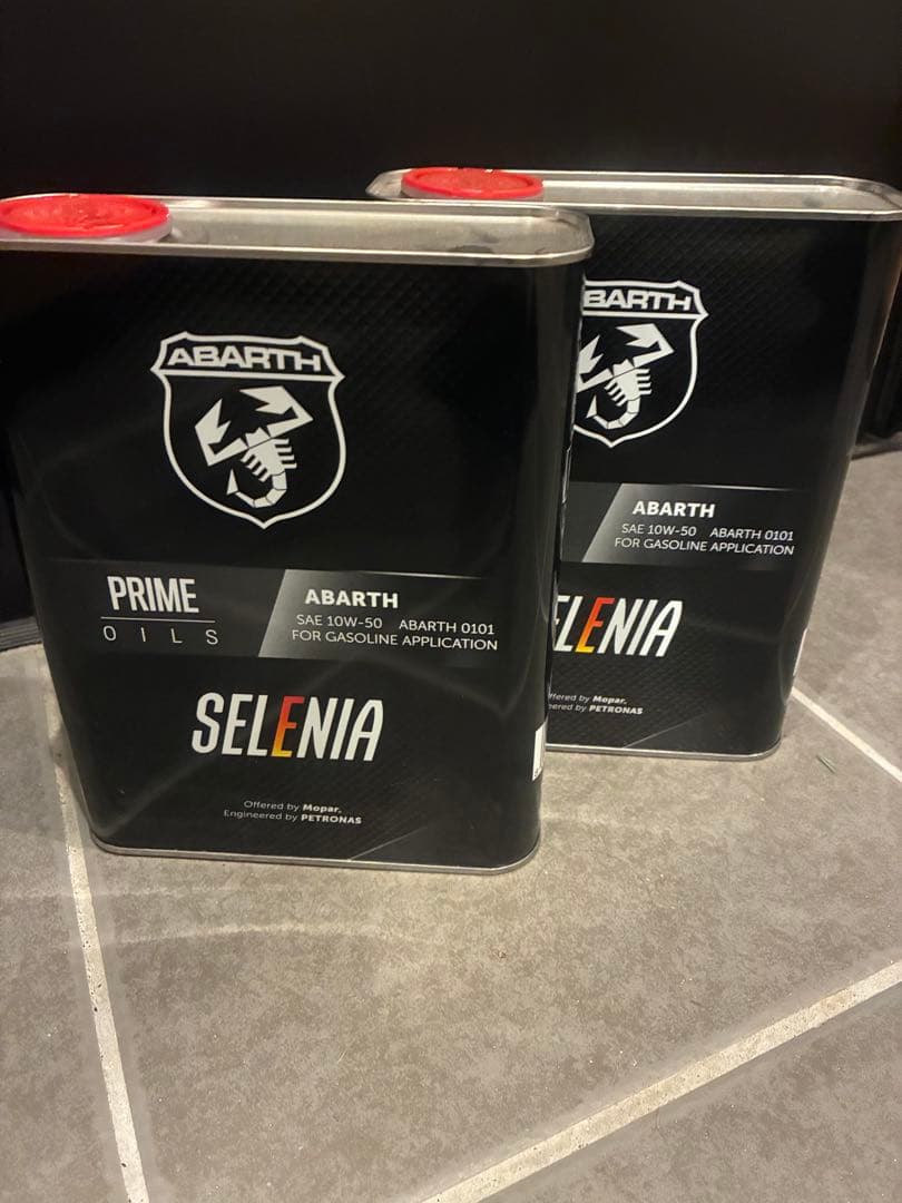 ABARTH SELENIA アバルトエンジンオイル 10W-50 2本セット