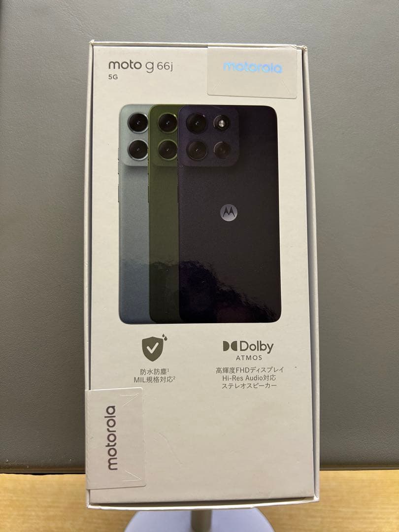 新品未開封 Motorola moto g 66j 5G (Gray Mist)