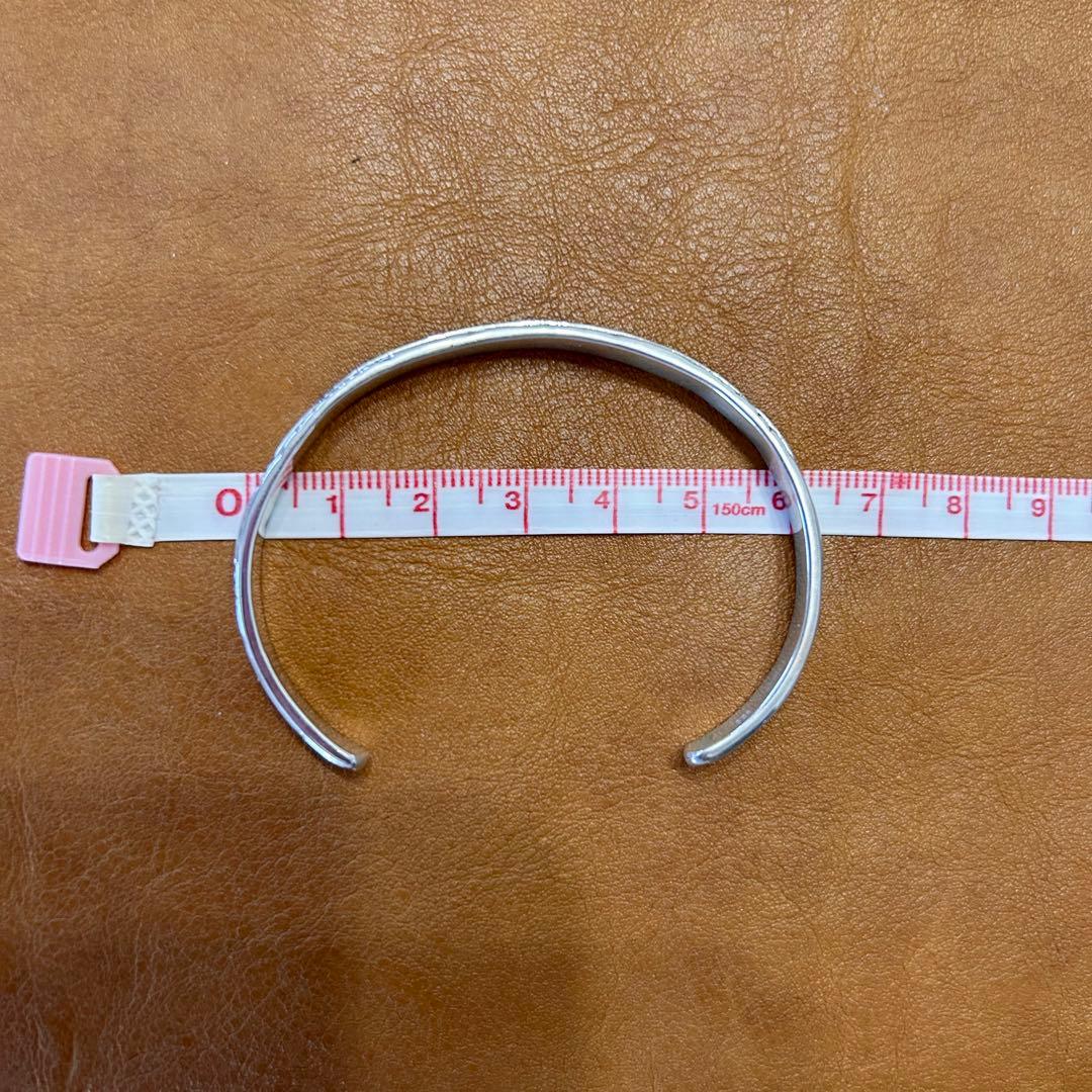 【定価18,000円】天然石シルバー ターコイズ バングル silver925