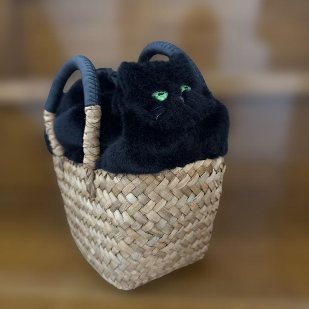 HAYNI ねこバック　ブラックファー