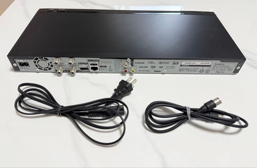 Panasonic ブルーレイレコーダー 同時録画 DMR-BRW1010
