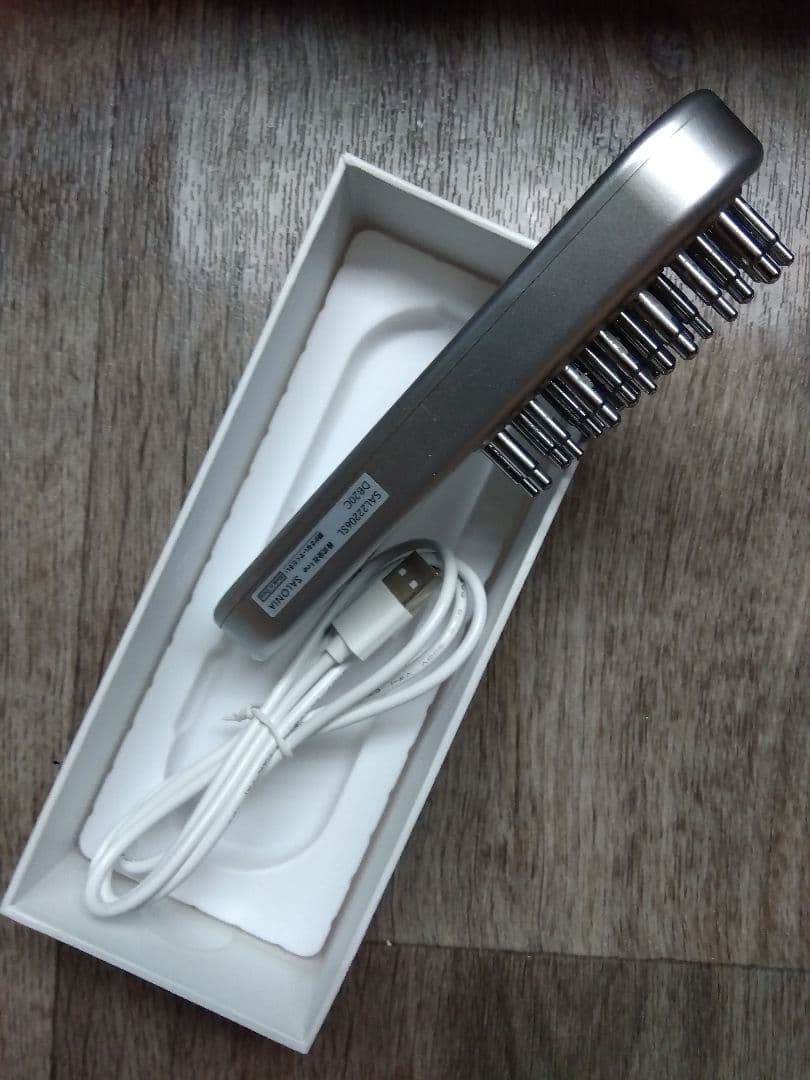 【 美品 】 SALONIA EMS LIFT BRUSH シルバー