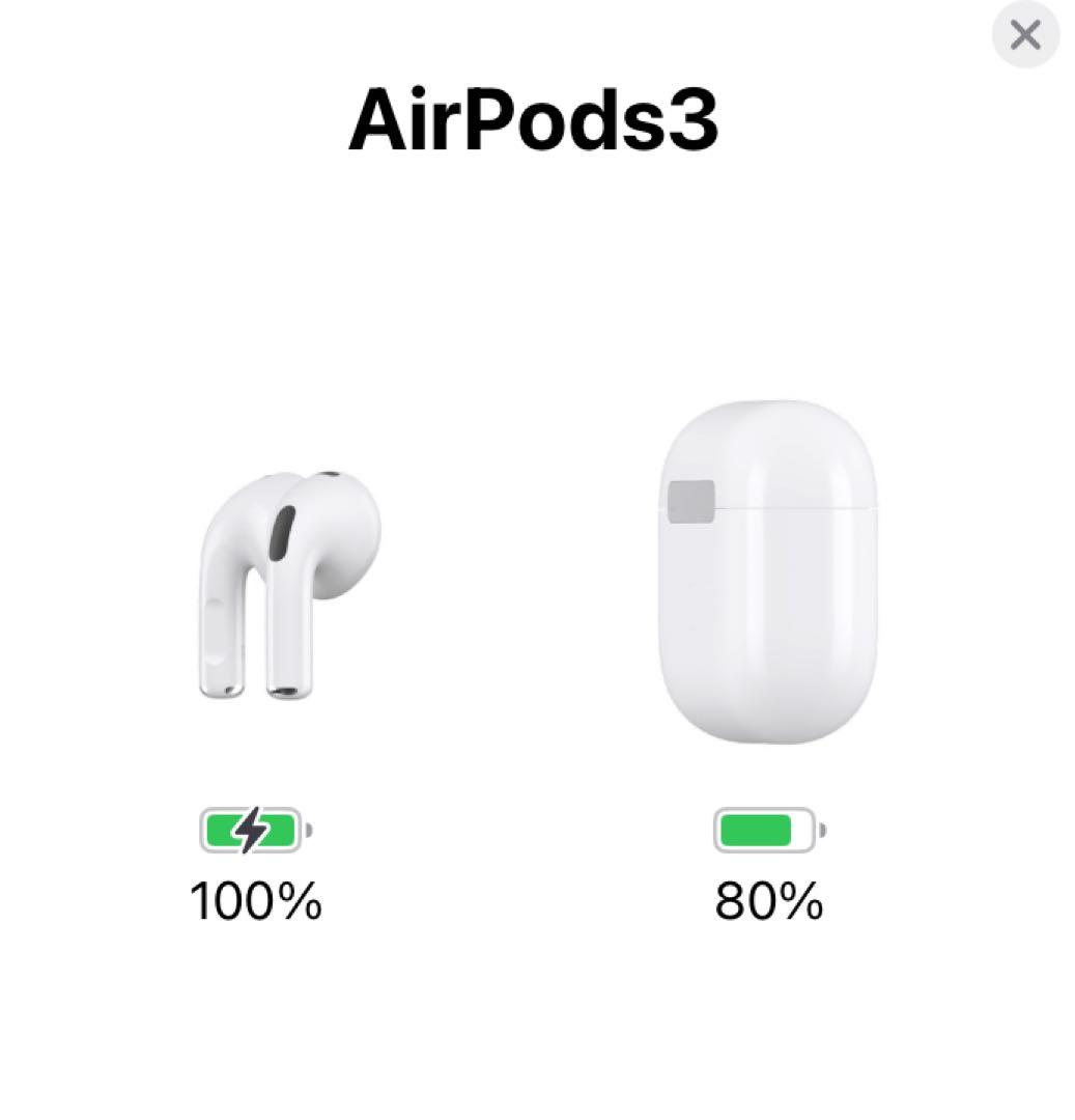 Apple AirPods3 本体 第３世代 外箱ケーブル付き