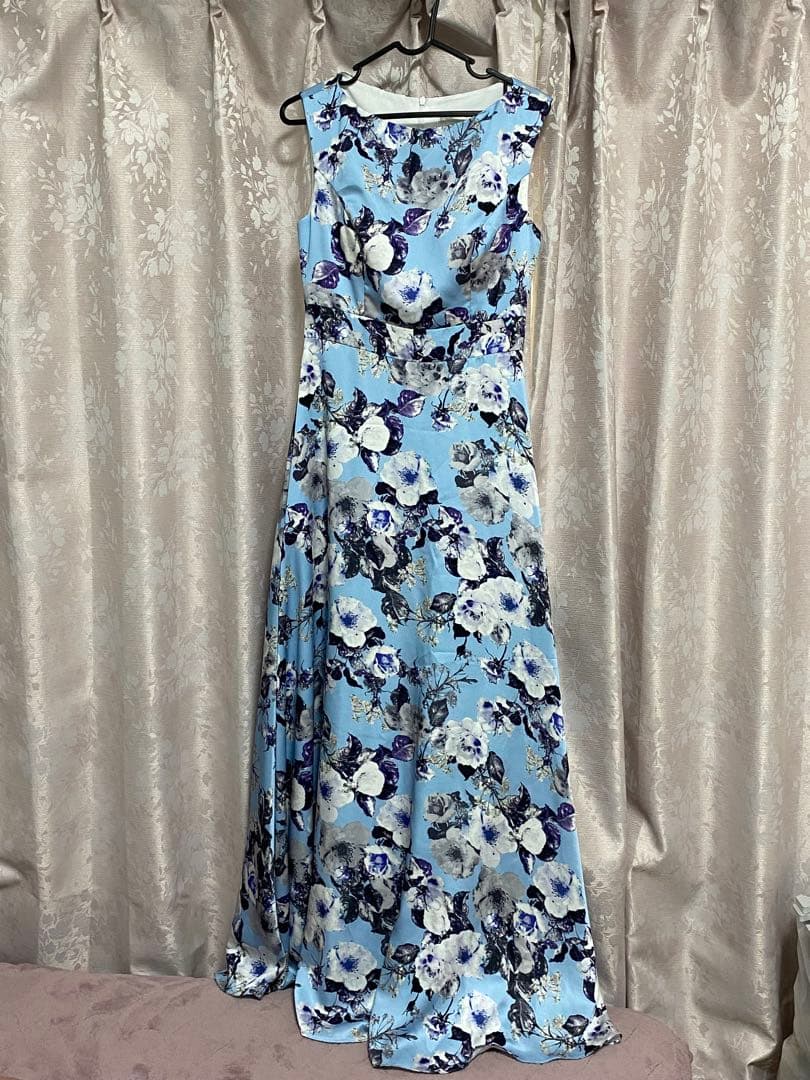 GINZA COUTURE 花柄ロングドレス　erukei