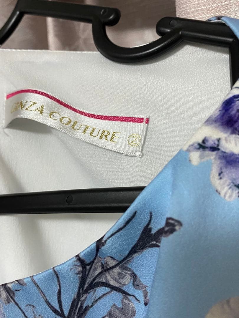 GINZA COUTURE 花柄ロングドレス　erukei