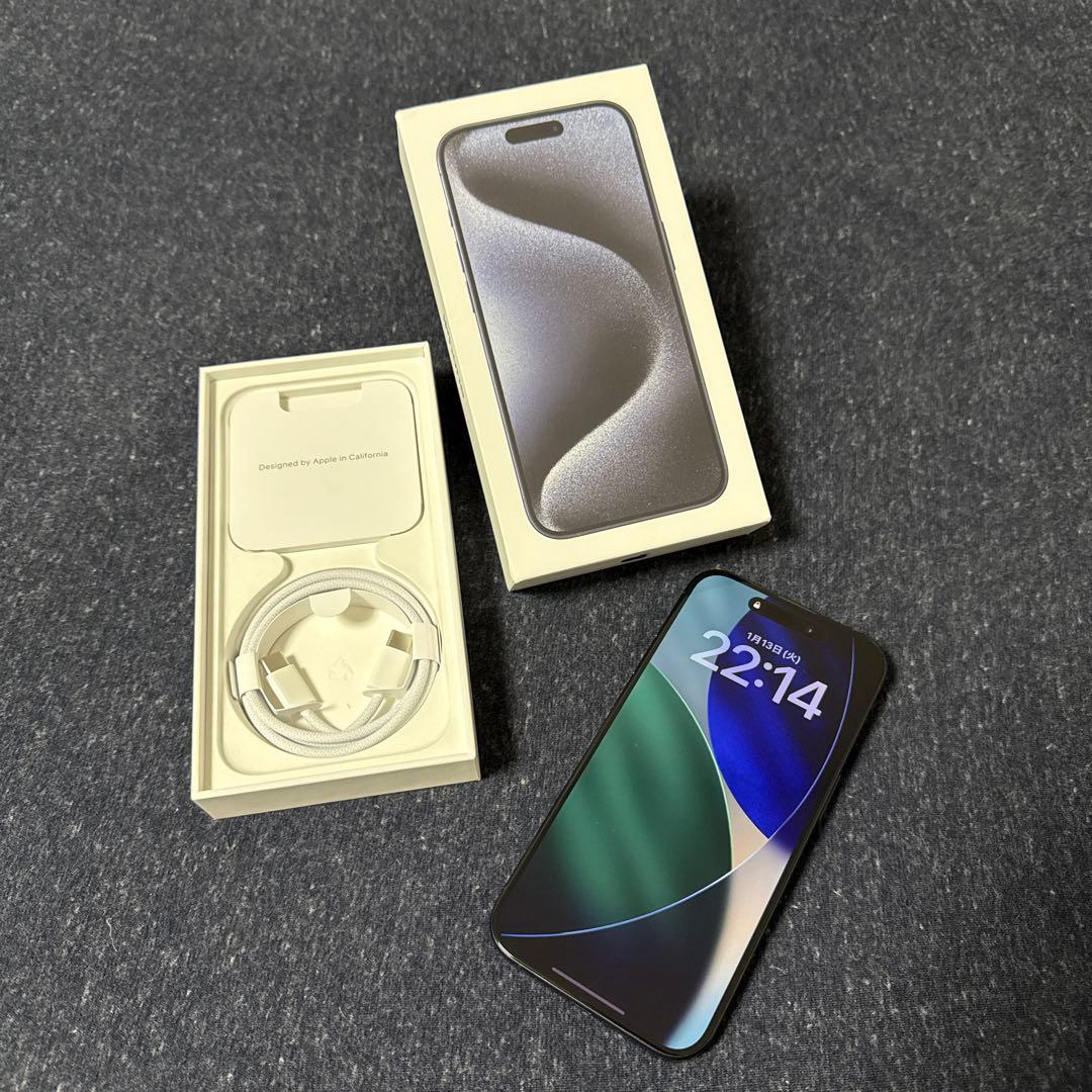 iPhone15Pro 256GB 正規修理完了品　90日保証あり