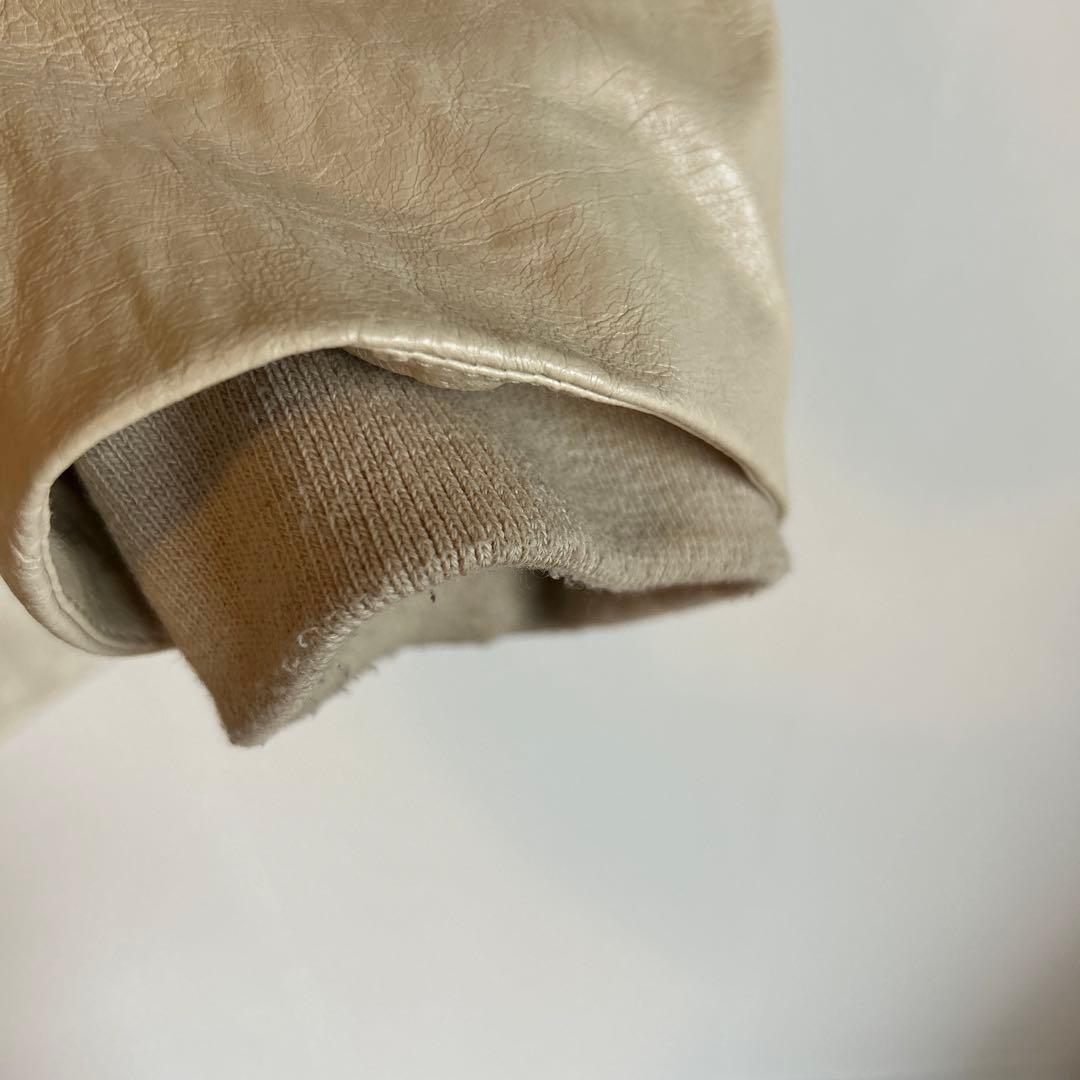 ジャケット・アウター AMERI PASTING LIKE FAKELEATHER JACKET