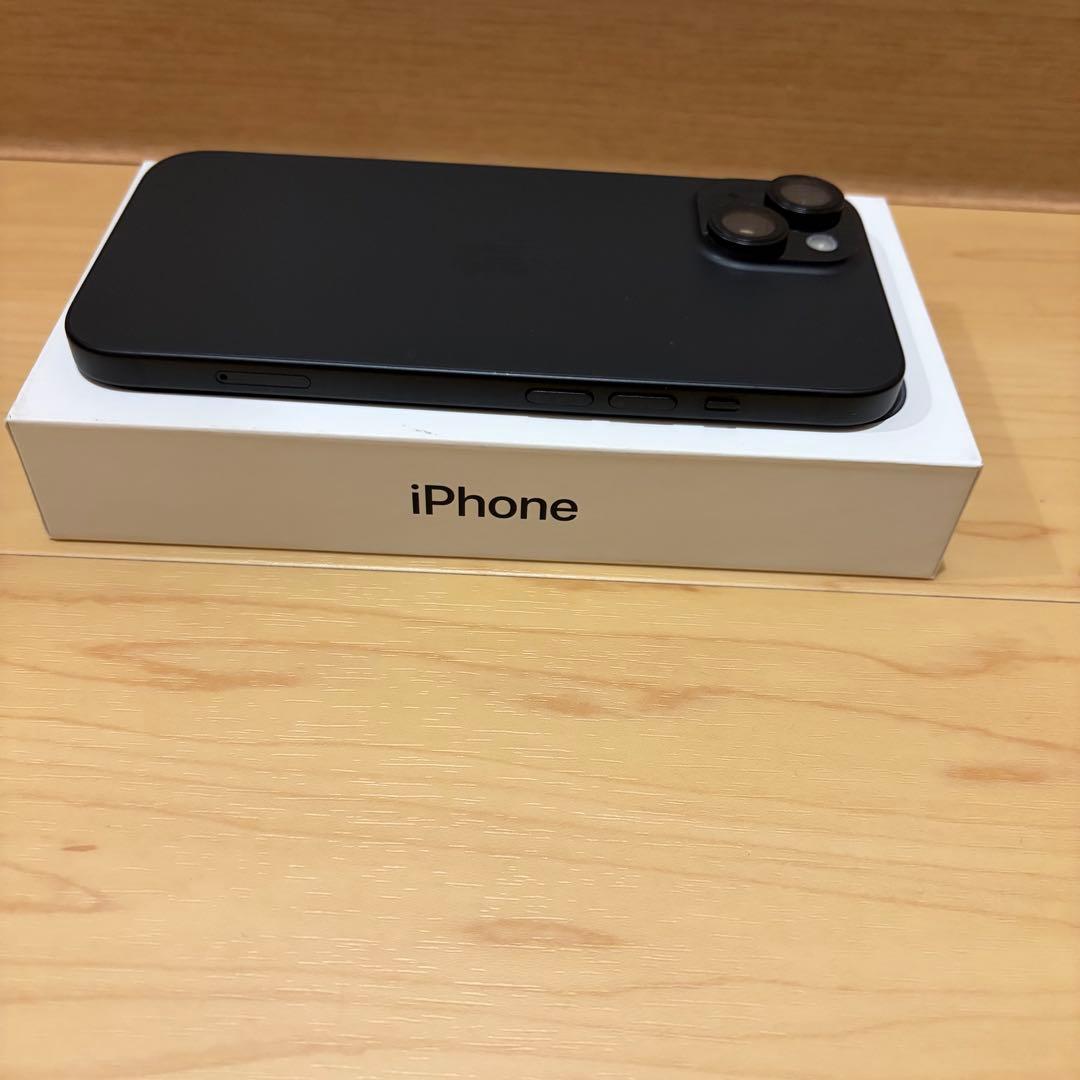 iPhone15 ブラック SIMフリー 128gb Appleストア購入