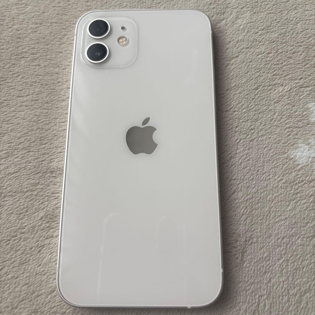 iPhone 12 64GB ホワイトSIMフリー　美品　電池85% おまけ
