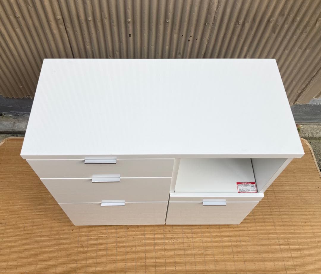 ニトリ　キッチンカウンター　（エトナ90CT WH）