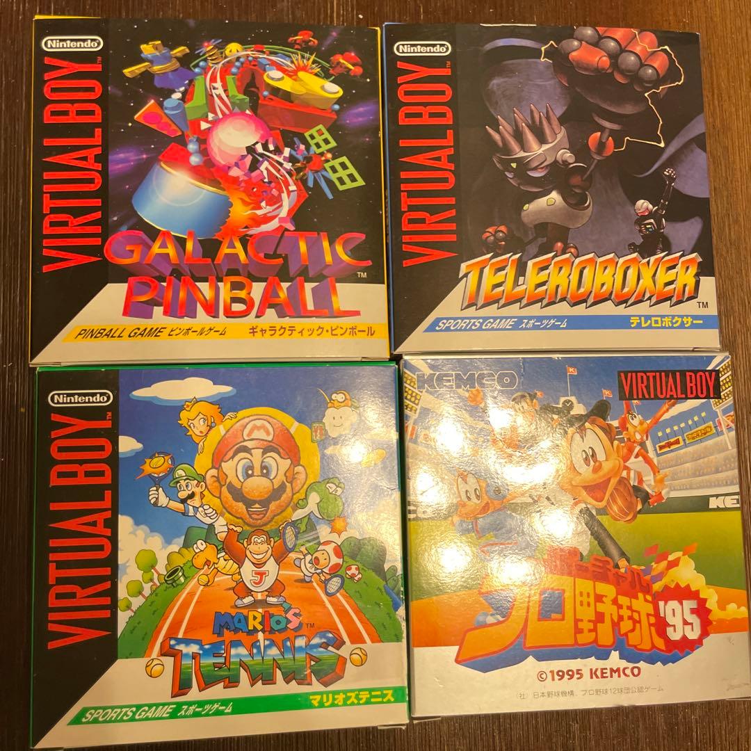 バーチャルボーイ　本体　ソフト4本セット