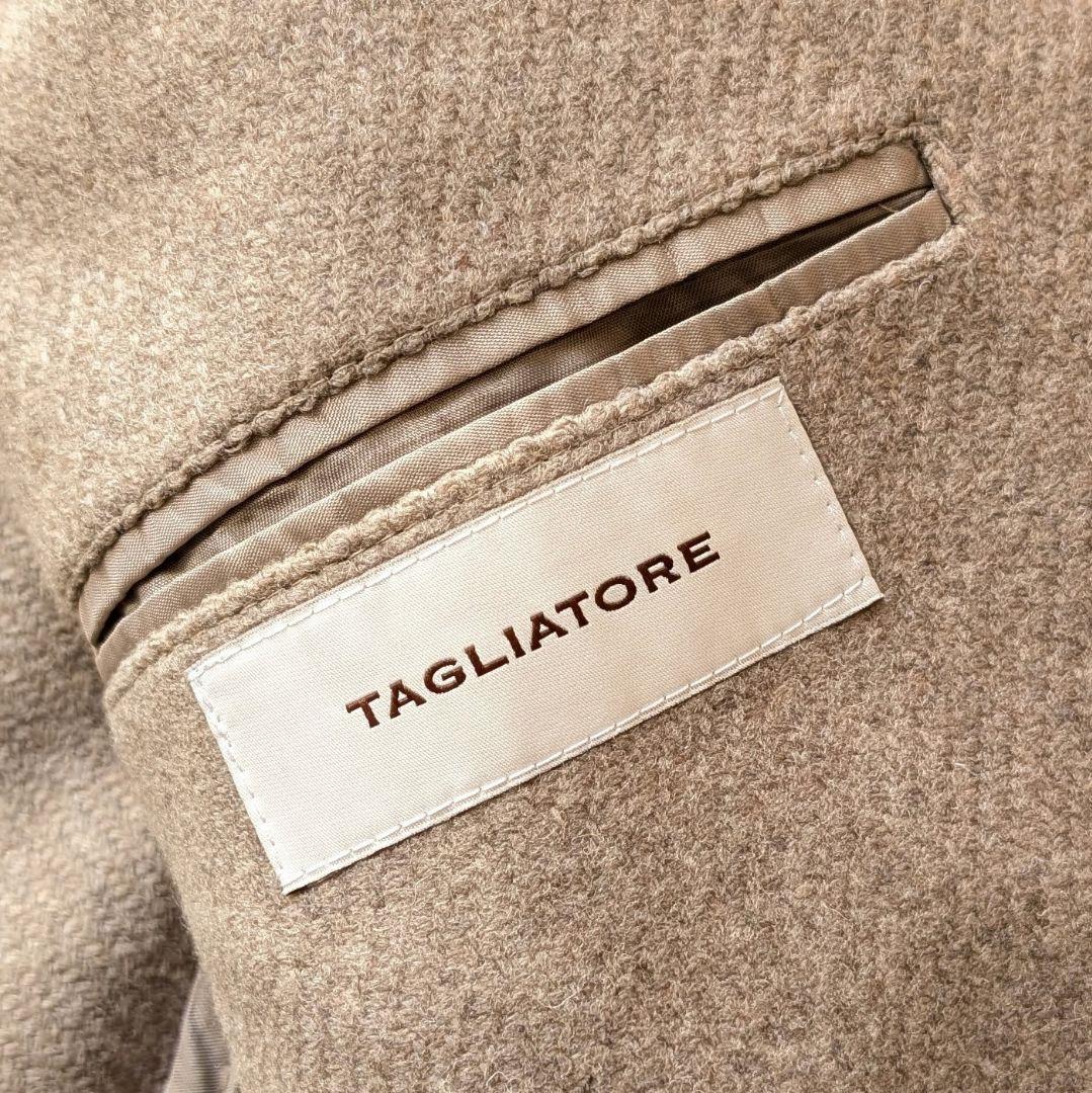 【現行モデル】TAGLIATORE ジャケット グレージュ フランネル 48