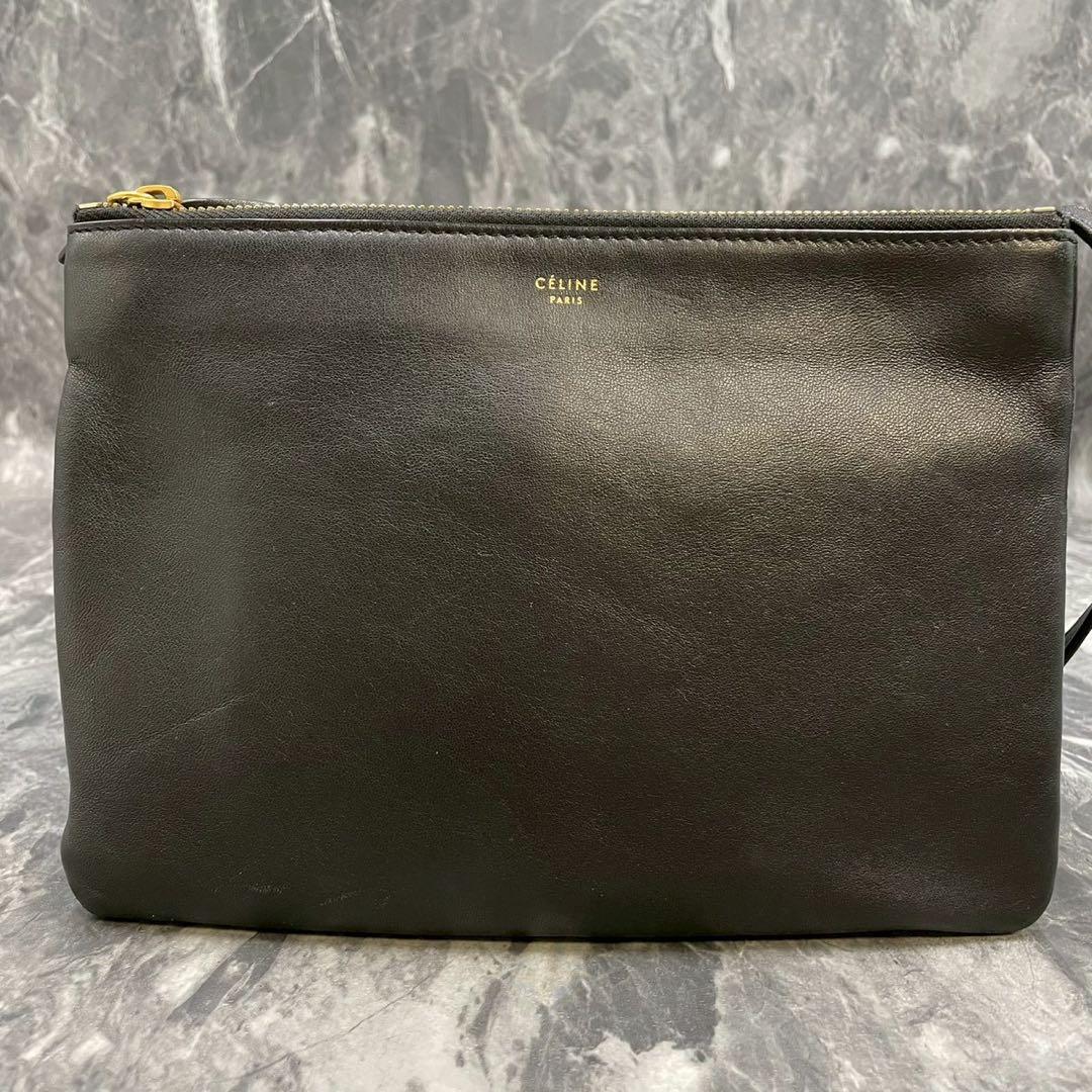 キラキラ　迅速発送 ✨ CELINE セリーヌ　トリオ ラージ　ショルダー