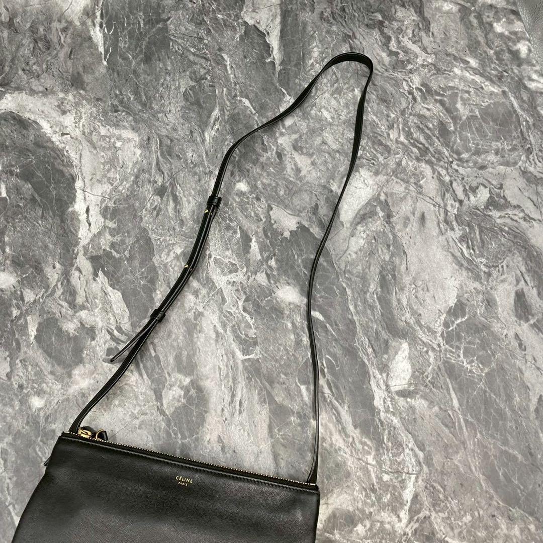 キラキラ　迅速発送 ✨ CELINE セリーヌ　トリオ ラージ　ショルダー