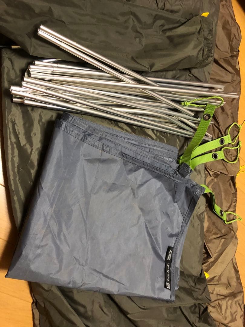 D*D様 NEMO GALAXI STORM 2P テント　純正グランドシート付