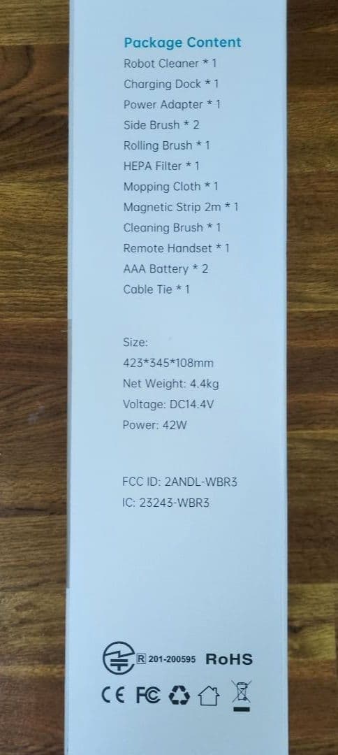 ロボット掃除機 Honiture G20本体と予備交換パーツキット