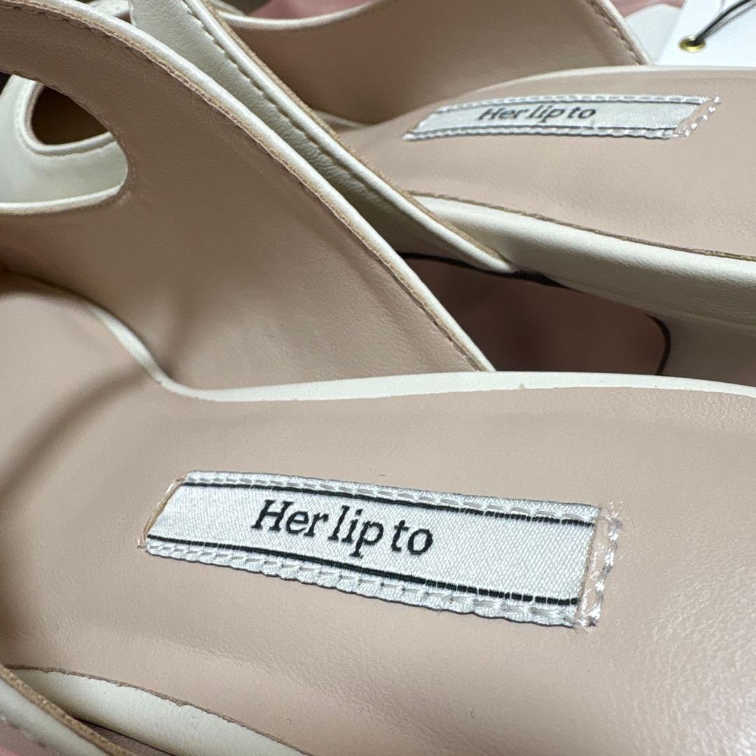 本日限りお値下中❗️herlipto Mademoiselle Mules 37