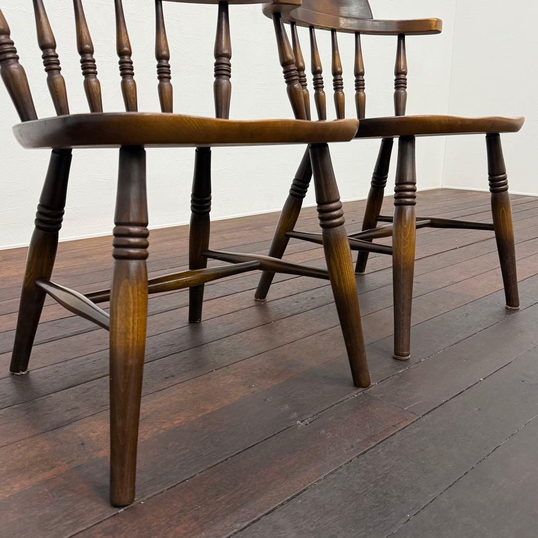 H110K19b 飛騨産業 HIDA キツツキ 穂高 ダイニングチェア2脚セット