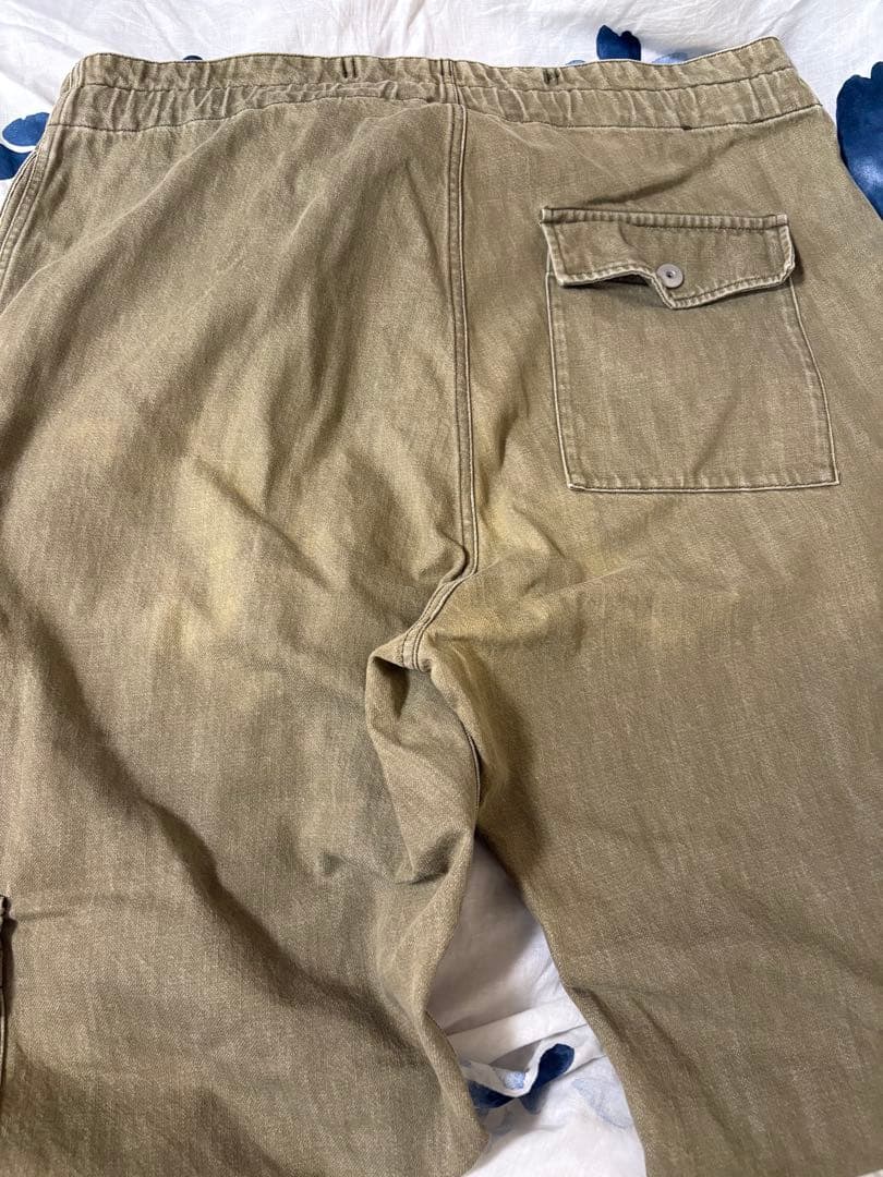 chimala チマラ　カラーデニムカーゴパンツ【売りたいので値下げ！】