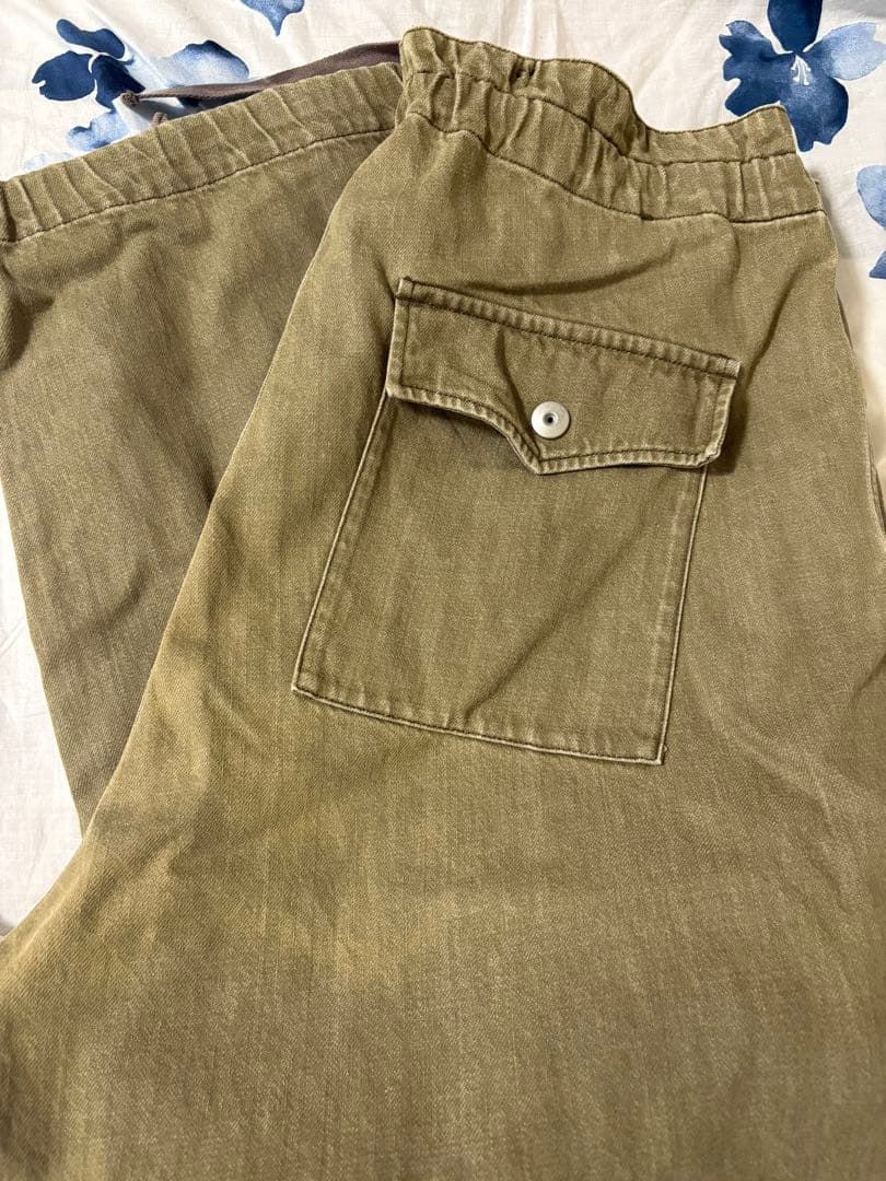 chimala チマラ　カラーデニムカーゴパンツ【売りたいので値下げ！】