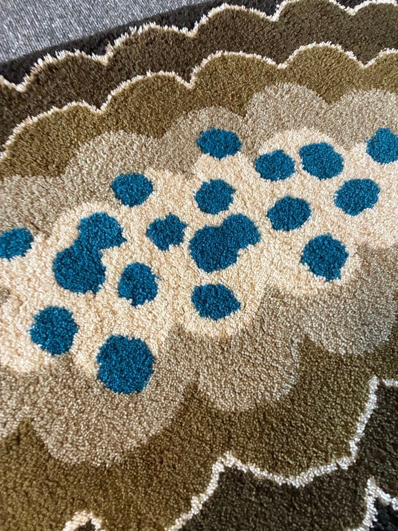 ミナペルホネン　ラグ　マット　pudding