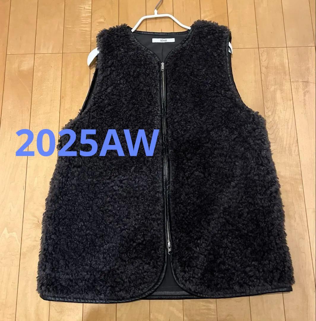 ジャーナルスタンダードレリューム　シープフェイクファージップベスト