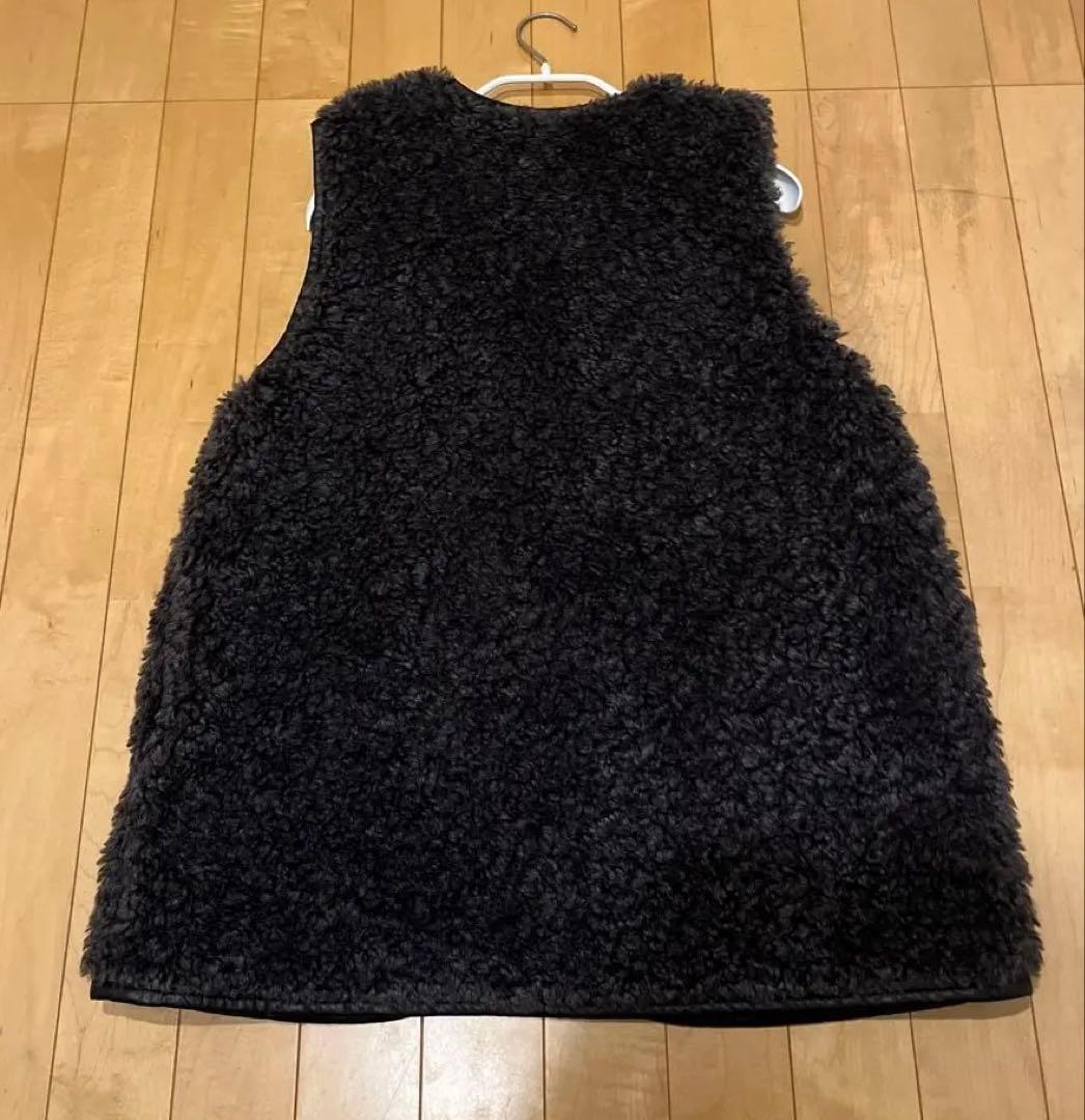 ジャーナルスタンダードレリューム　シープフェイクファージップベスト