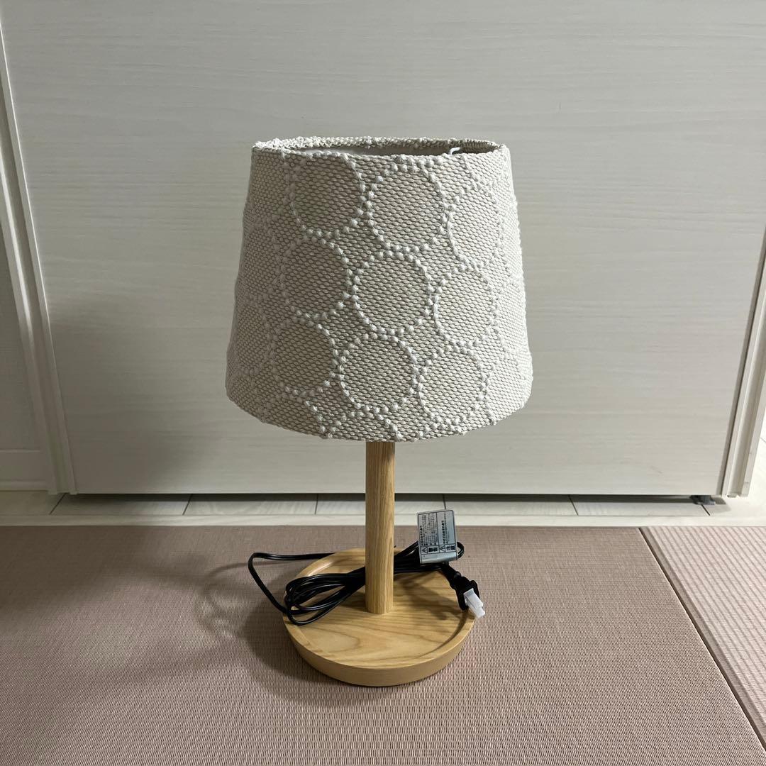 ミナペルホネン　タンバリン　ランプシェード　照明　テーブルスタンド　ハンドメイド