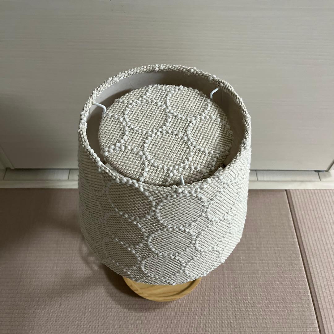 ミナペルホネン　タンバリン　ランプシェード　照明　テーブルスタンド　ハンドメイド