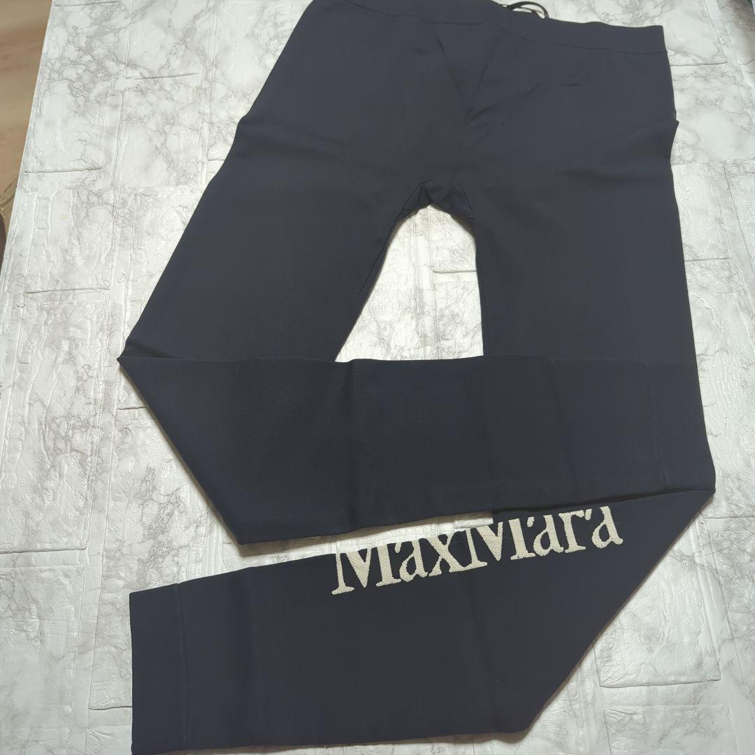 新品 S'Max Mara BASILEAレギンス✴︎ネイビーＭ