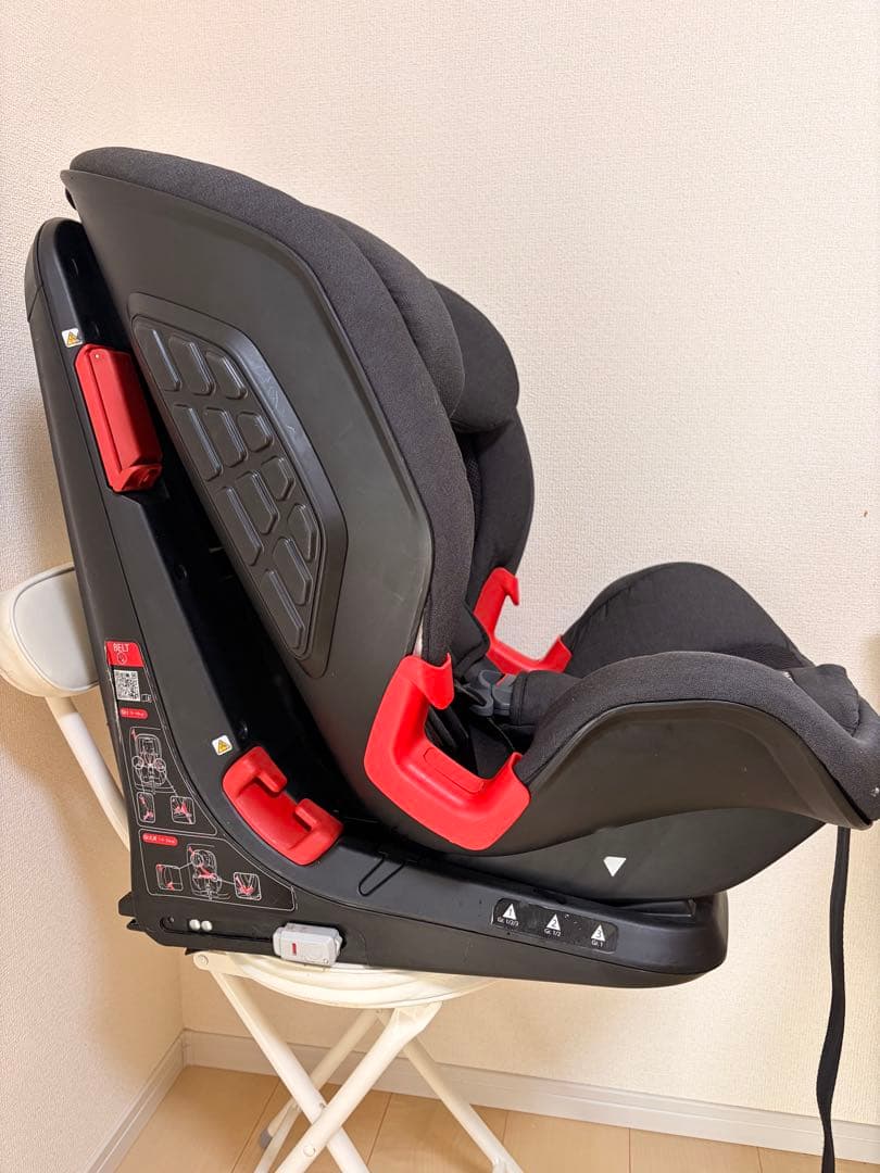 レカロJ1duo ISOFIX シートベルト固定　チャイルドジュニアシート