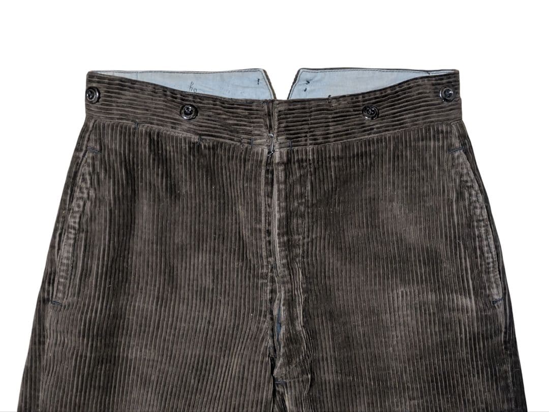 30s ダミアンコーデュロイ ワークパンツ フランス フレンチヴィンテージ