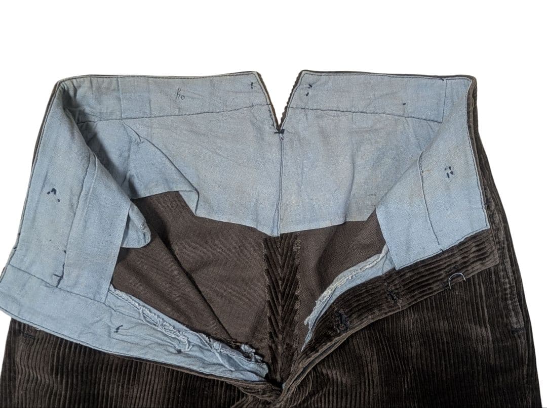 30s ダミアンコーデュロイ ワークパンツ フランス フレンチヴィンテージ