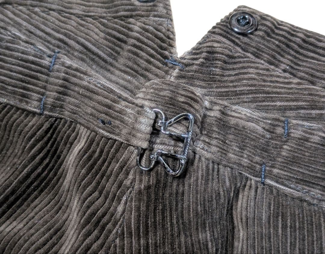 30s ダミアンコーデュロイ ワークパンツ フランス フレンチヴィンテージ