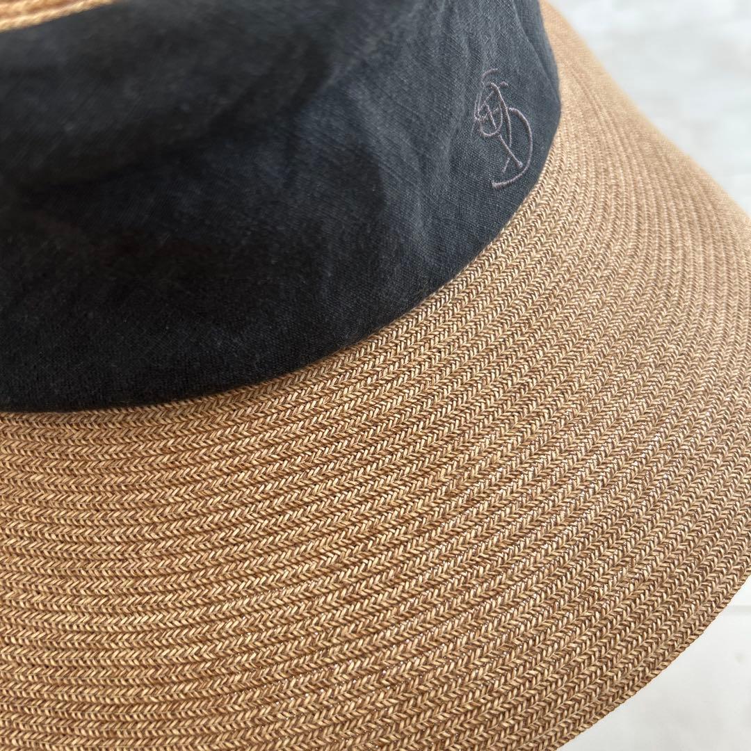 【極美品】the9shop サマーハット　2022年黒　鈴木六夏さん