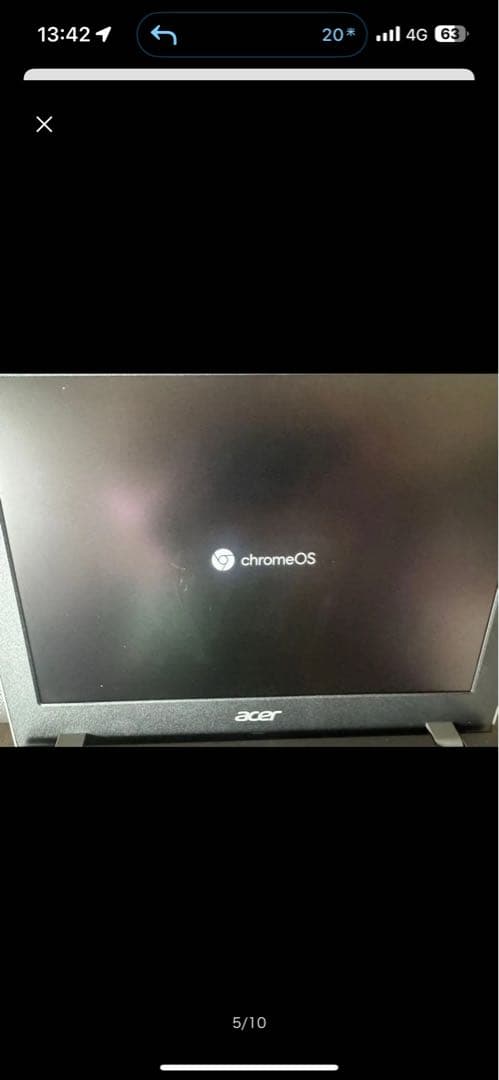 Chromebook Acer C851 N18Q7Celron 動作確認済み